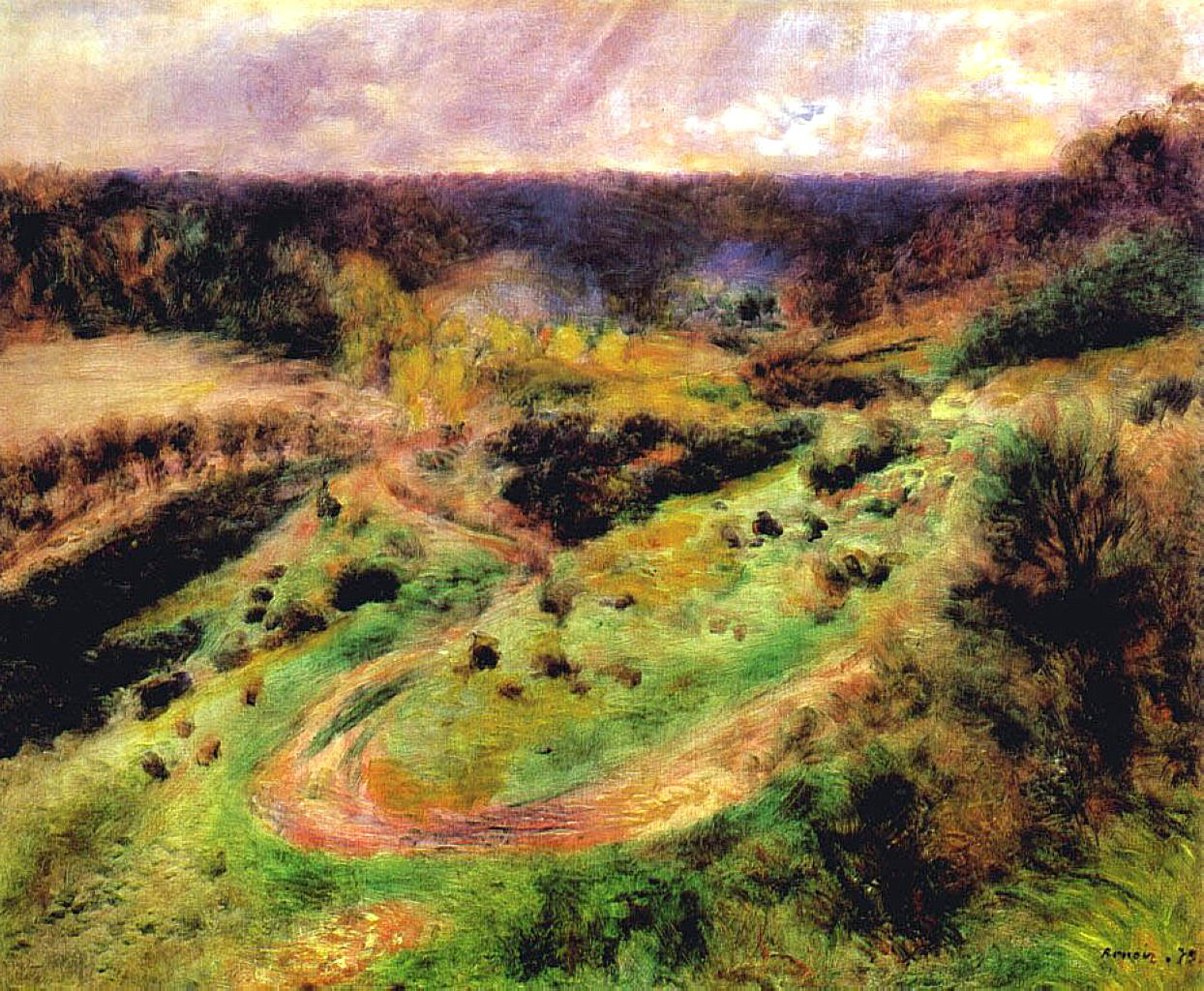 Landscape at wargemont 1879